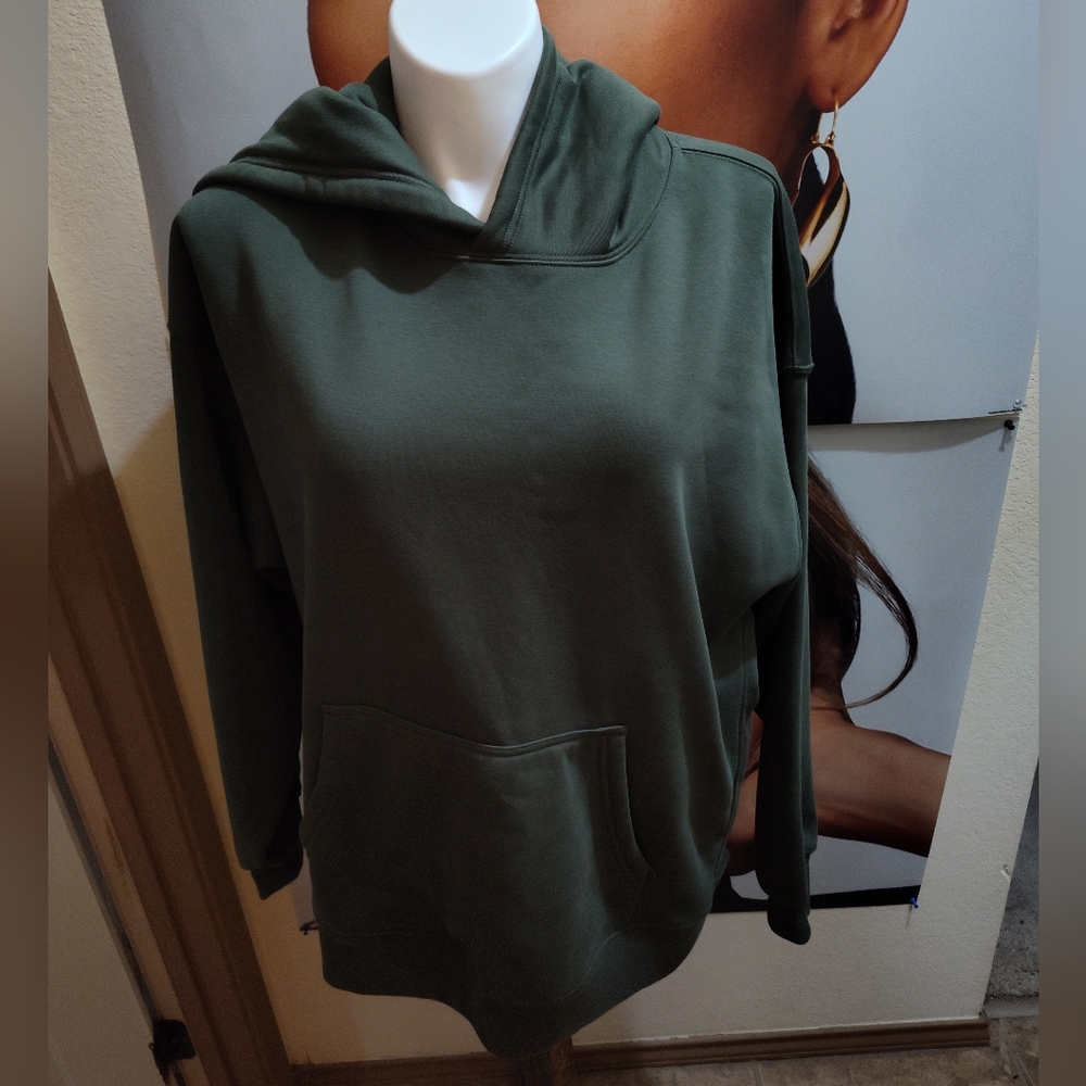 Plain Green Booty Sweatshirt Pullover